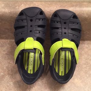 Blue and Green Stride Rite Toddler Boy Sandals